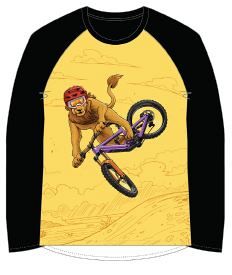 Kids Ride Shotgun - Kids Windproof LS MTB Jersey