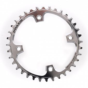 Praxis - MTB E-Ring Steel Silver PVD 104 BCD 1x NW