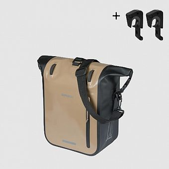 Basil - Rivo M Single Bag Tarpaulin MIK Hooks - 12?15L