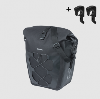 Basil - Navigator L Waterproof Single Bag, MIK Hooks - 25-31L